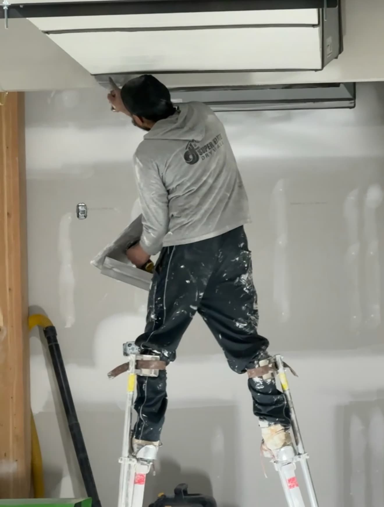 Royal Roads University project showing Super Elite Drywall's finished work